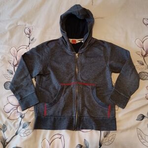 Kids Navy Blue BMW Motorrad Hoodie Jacket 4-6Y